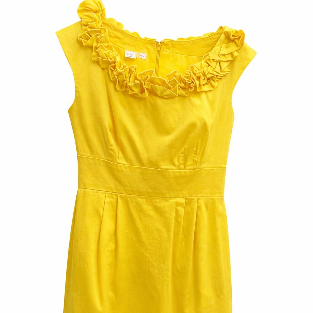 London Times Yellow Dress - Great for Pageant Interview!